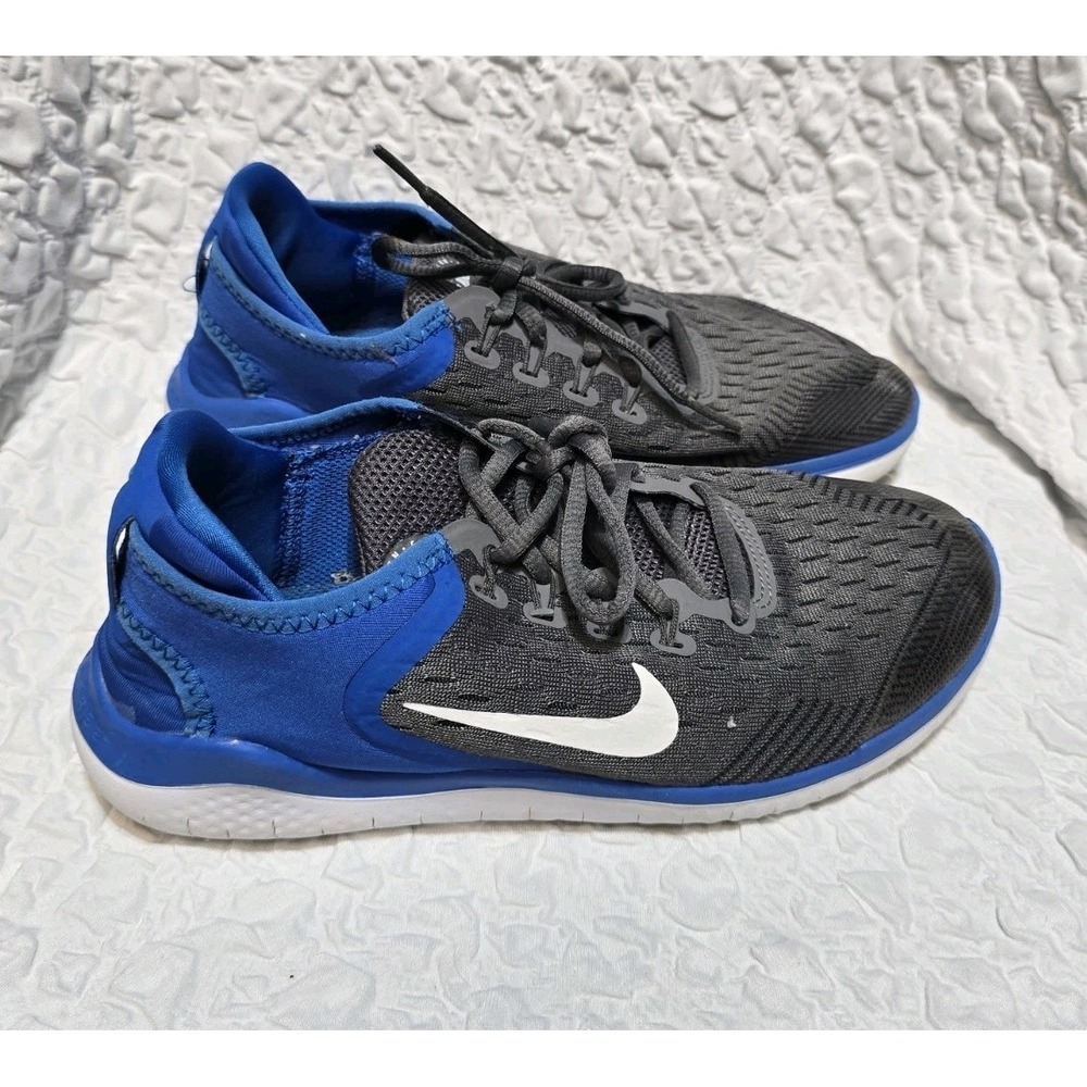 Nike Free RN Kids Size 6Y 2018 (GS) Sneakers‎ AH3451 005 Royal Blue/Gray/White